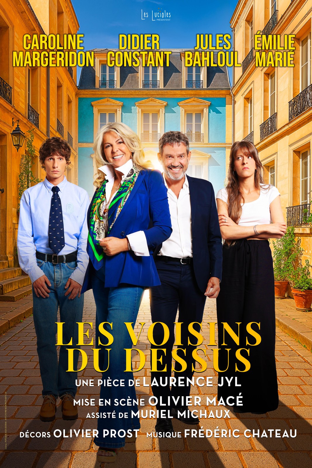 Affiche du spectacle Les voisins du dessus