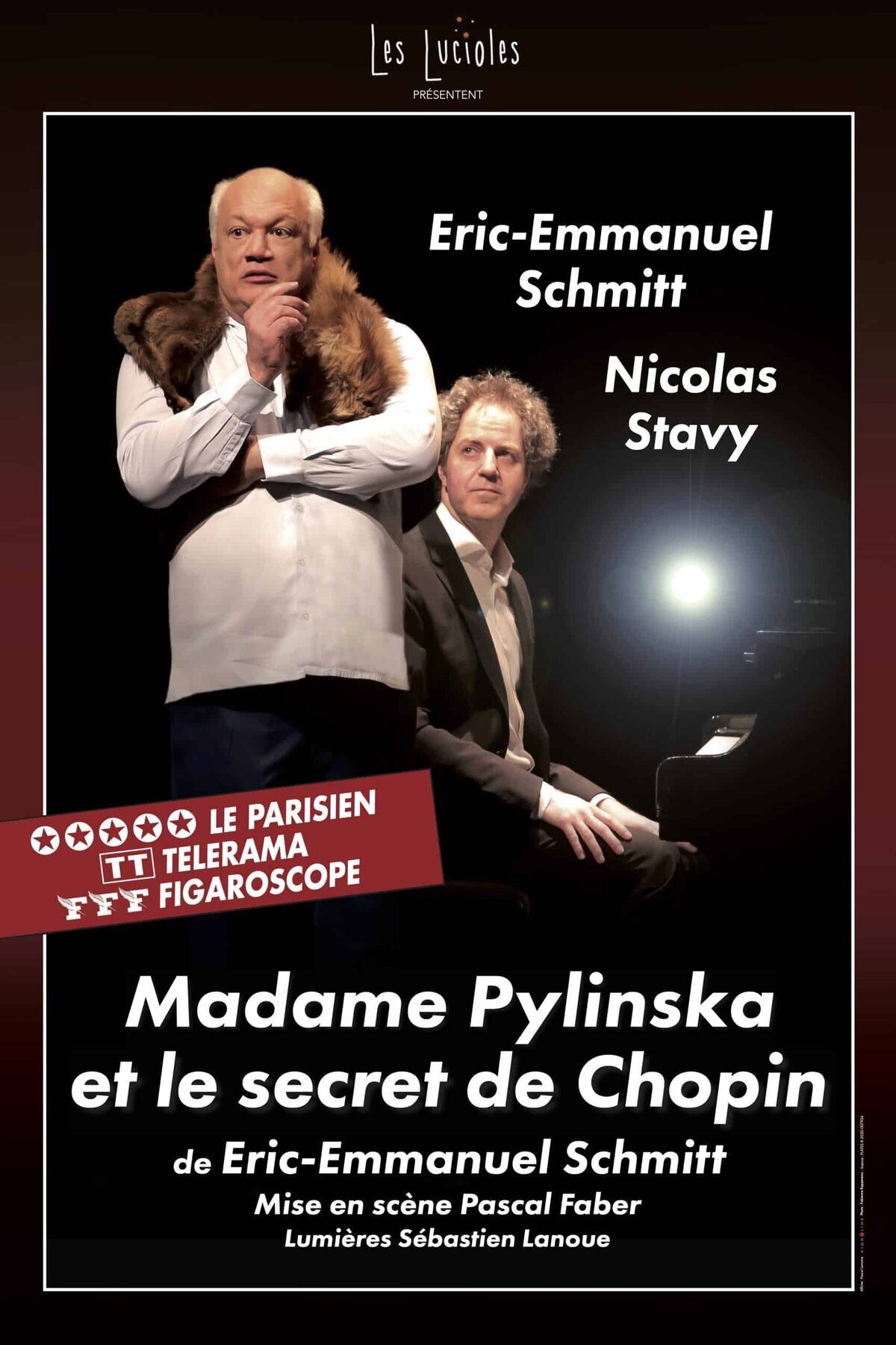 Affiche du spectacle Madame Pylinska et le secret de chopin