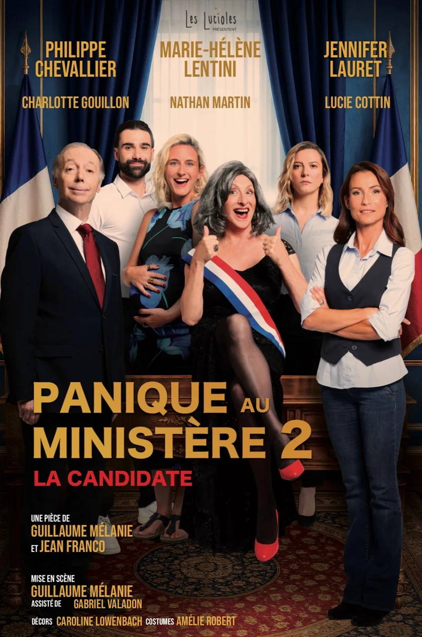 Affiche du spectacle Panique au ministère 2