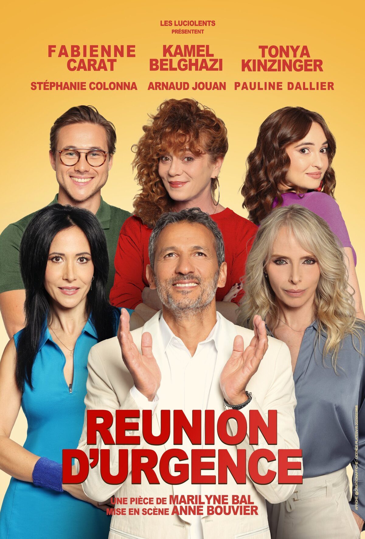 Affiche du spectacle Réunion d’urgence